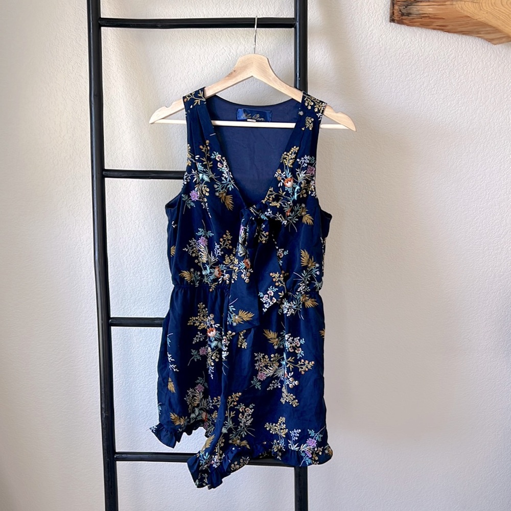 Womens ruffle, tank romper